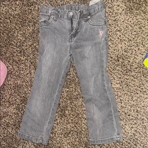 Gray Polo Toddler Jean